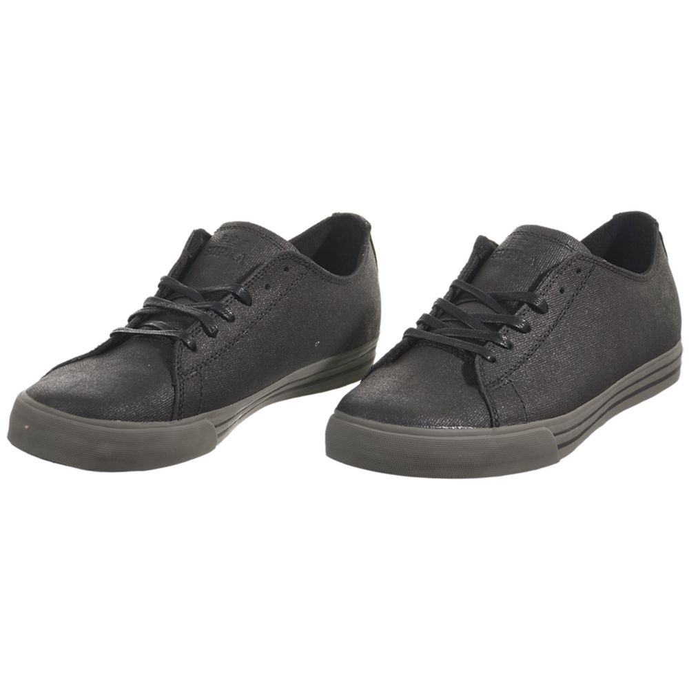 Baskets Basses Supra Thunder Low Noir Tuf Black Homme | OJM-76321179